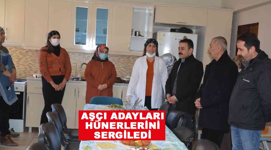 Aşçı adayları hünerlerini sergiledi