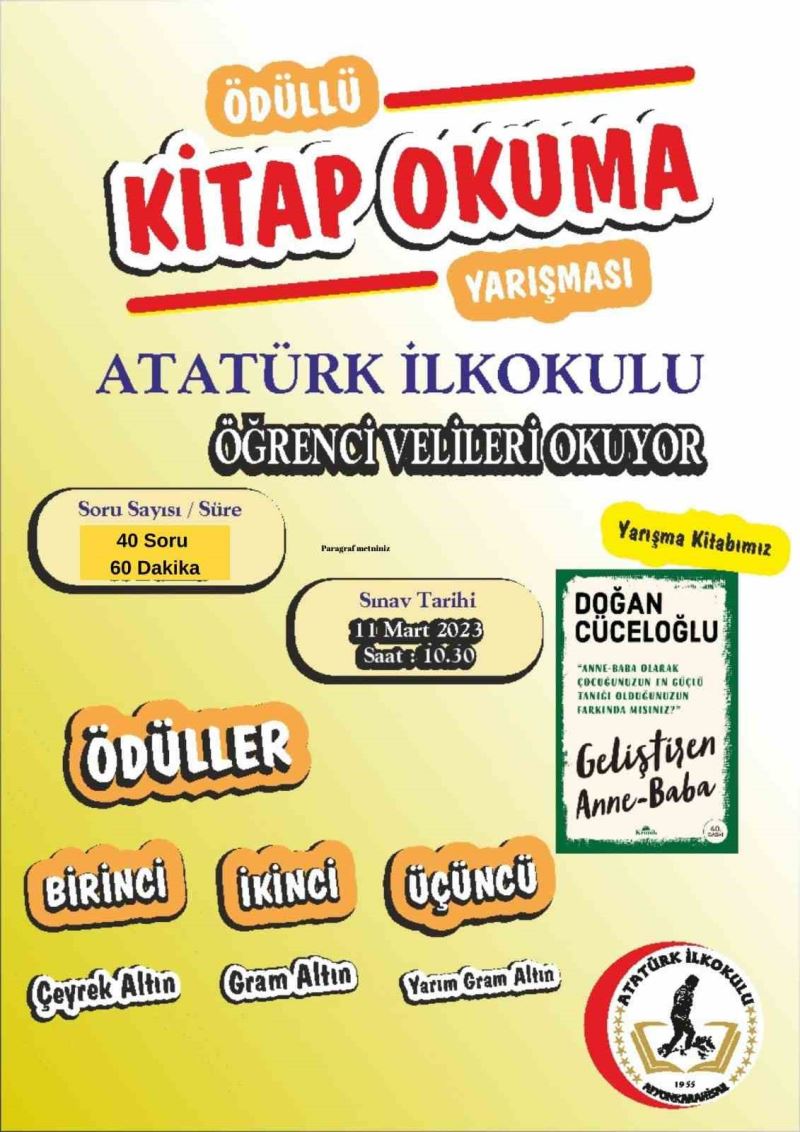 Bu sefer öğrenci velileri kitap okuyacak
