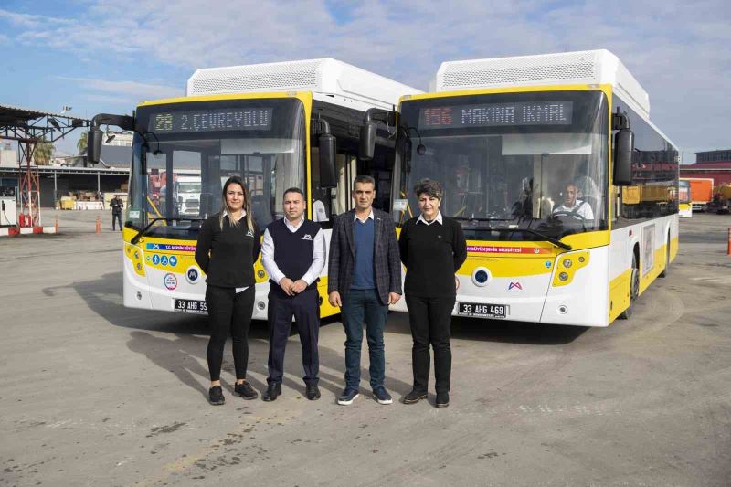 Mersin’de toplu taşıma filosu bir yılda 41 milyon yolcu taşıdı
