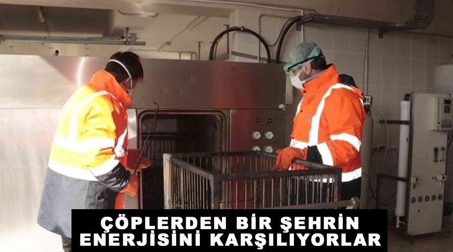 Çöplerden bir şehrin enerjisini karşılıyorlar