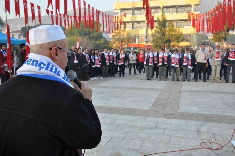 Milas, Sarıkamış Şehitleri için yürüdü
