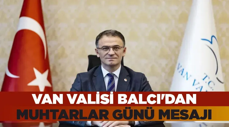 Van Valisi Balcı