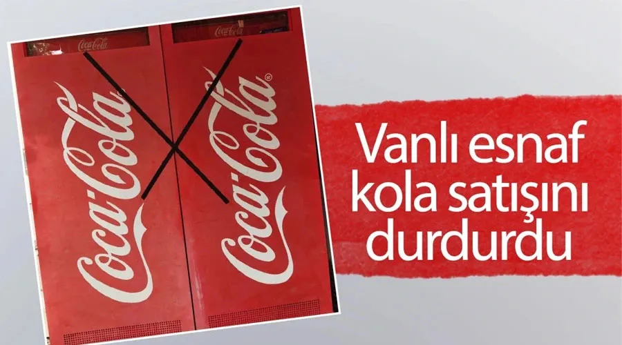 Vanlı esnaf kola satışını durdurdu