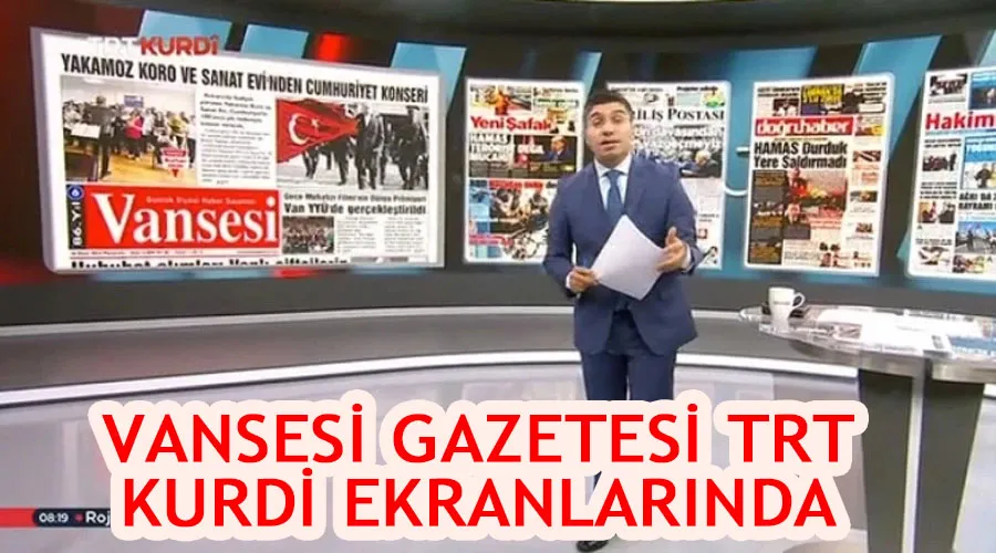 Vansesi Gazetesi TRT Kurdi ekranlarında