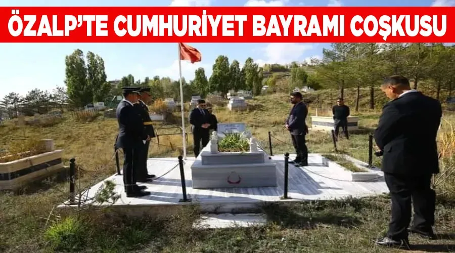 Özalp’te Cumhuriyet Bayramı coşkusu