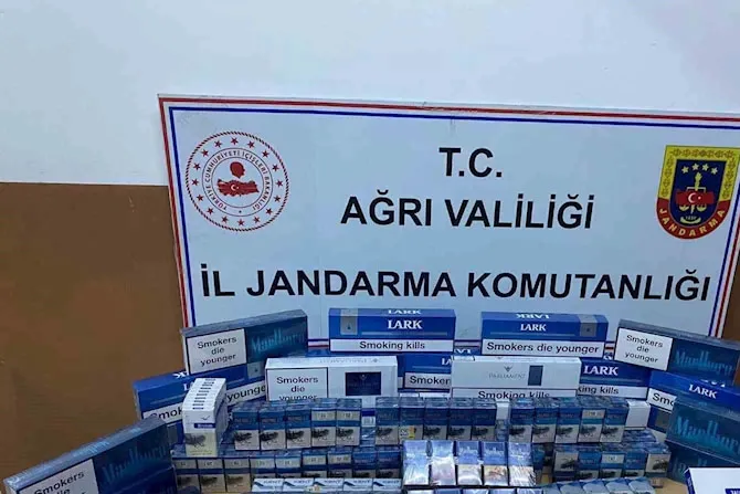 Ağrı’da kaçak yakıt ve sigara ele geçirildi