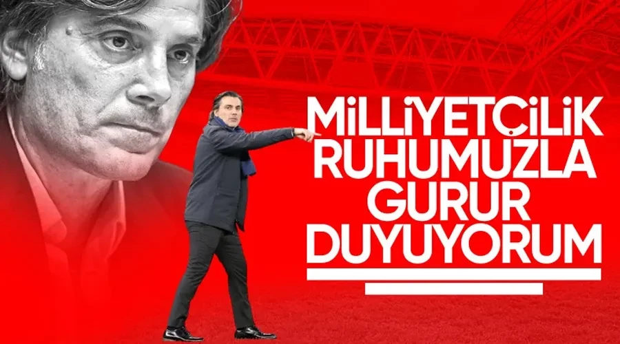 Vincenzo Montella: Milliyetçilik duygusuyla oynayan futbolcularımla gurur duyuyorum