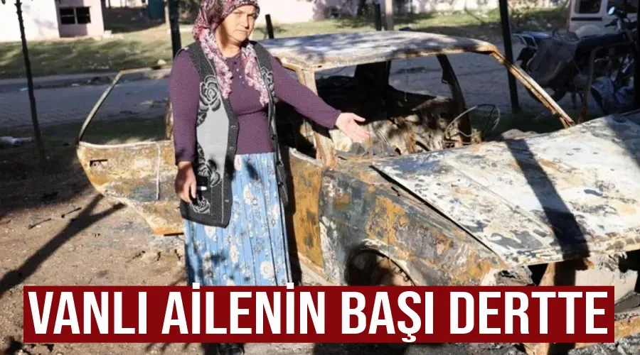 Vanlı ailenin başı dertte