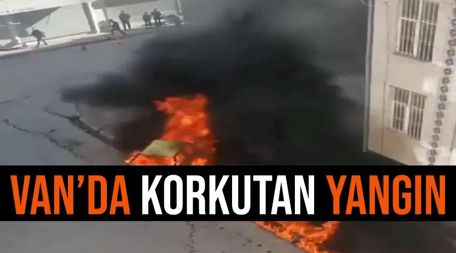 Van’da korkutan yangın