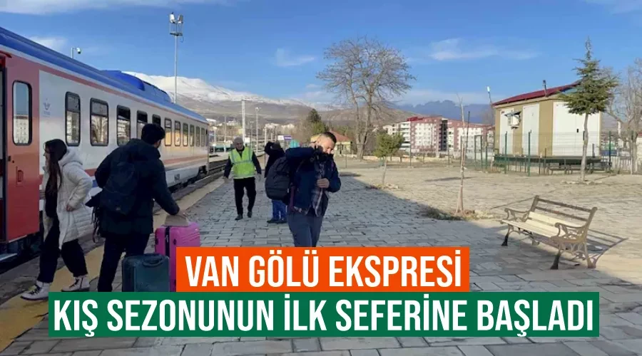 Van Gölü Ekspresi kış sezonunun ilk seferine başladı