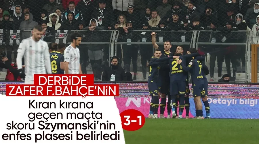 Dev derbide Fenerbahçe, Beşiktaş