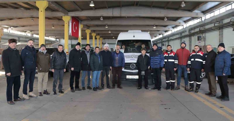 ERÜ’lü mühendisler hasar tespiti için bölgeye gitti
