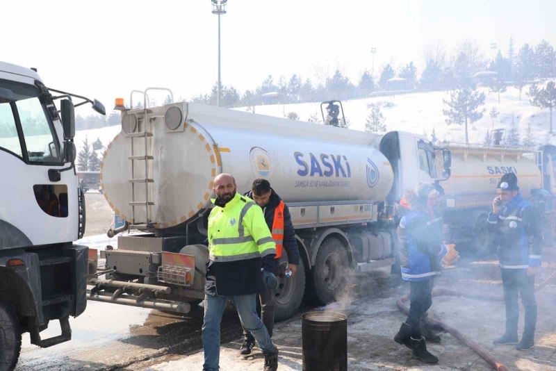 Elbistan’ın içme suyu sorununu Samsun çözüyor
