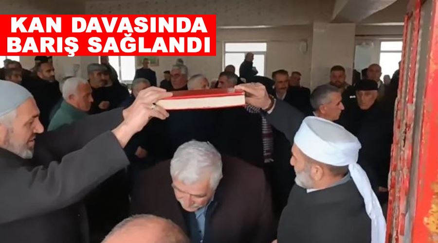 Kan davasında barış sağlandı