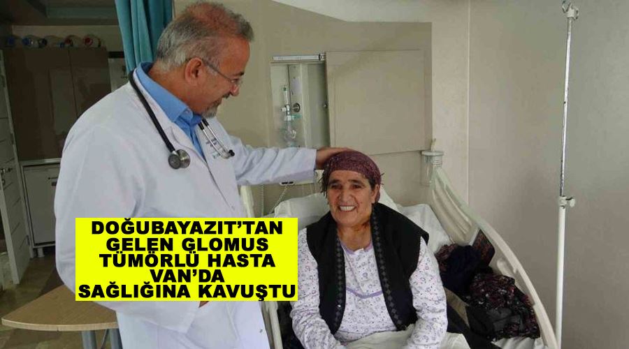 Doğubayazıt’tan gelen glomus tümörlü hasta Van’da sağlığına kavuştu