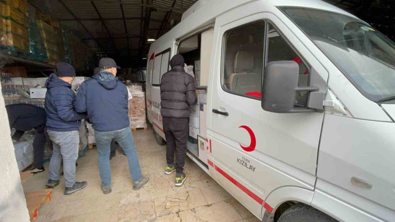 Yalova Belediyesi şirketi Yabeltaş’tan deprem bölgesine destek
