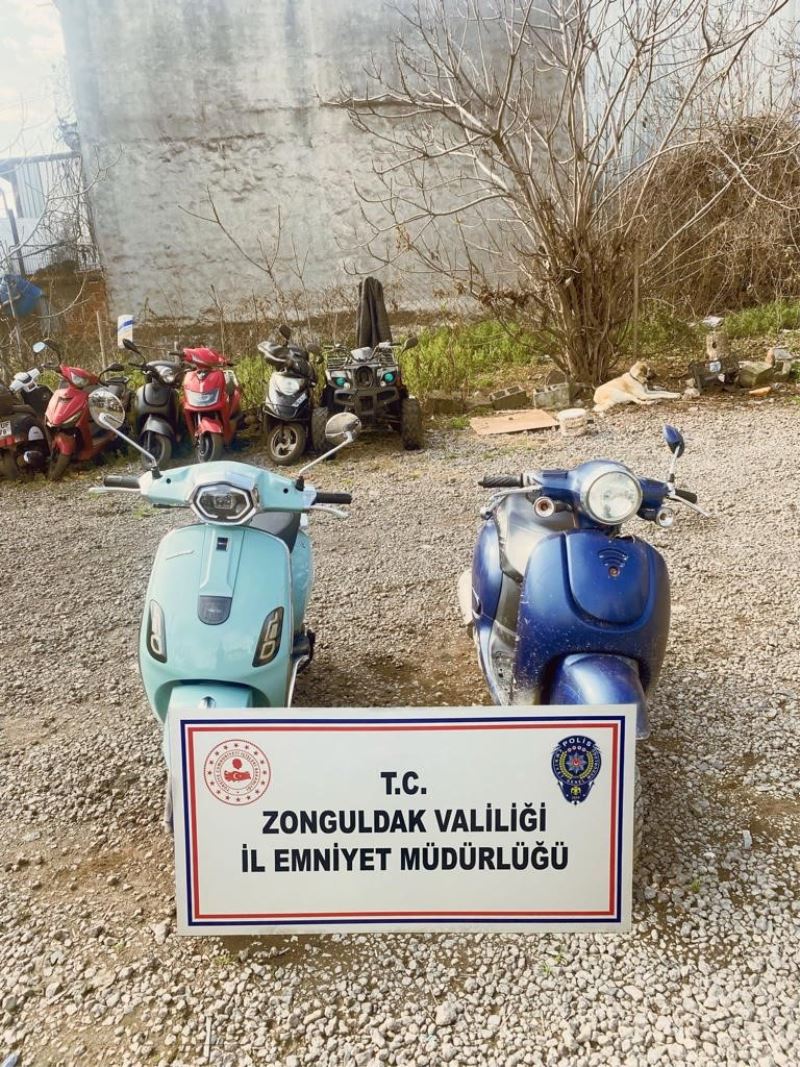 Ereğli’de motosiklet hırsızı tutuklandı
