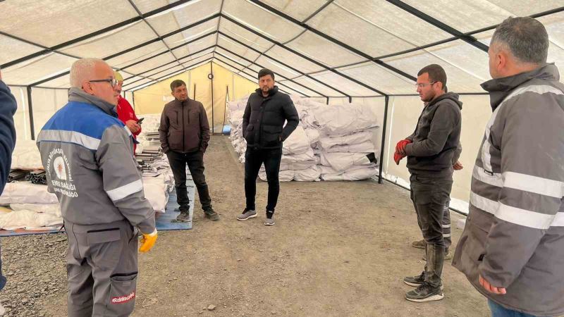 Döşemealtı Belediyesi Gaziantep’e çadır kent kuruyor
