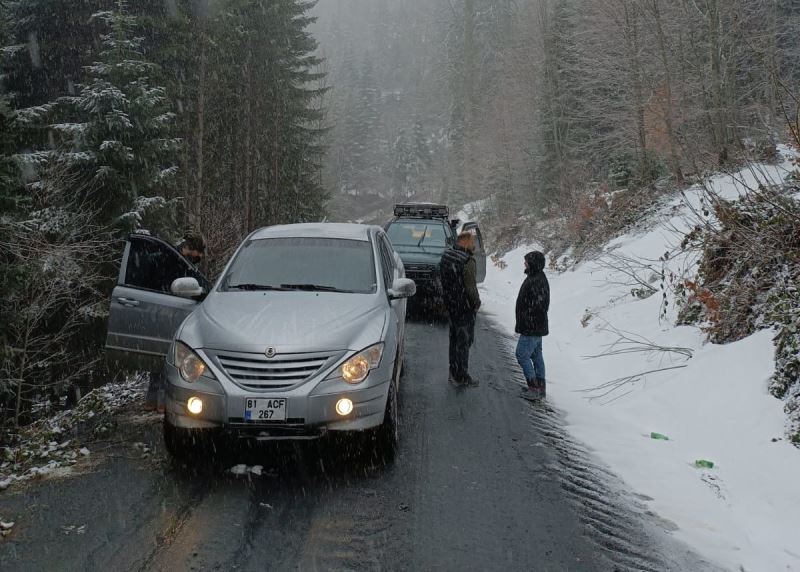 Karın tadını off-road yaparak çıkardılar
