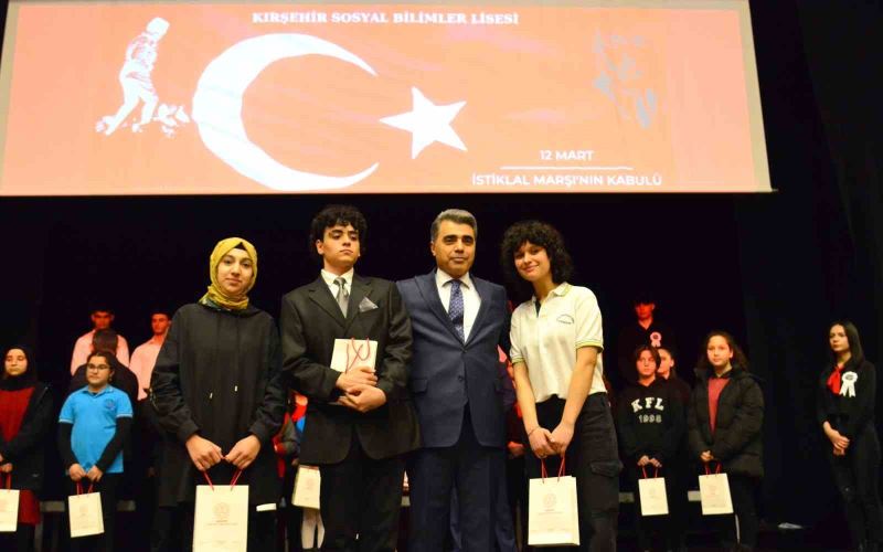 İstiklal Marşı’nın kabulünün 102. yılı için tören düzenlendi
