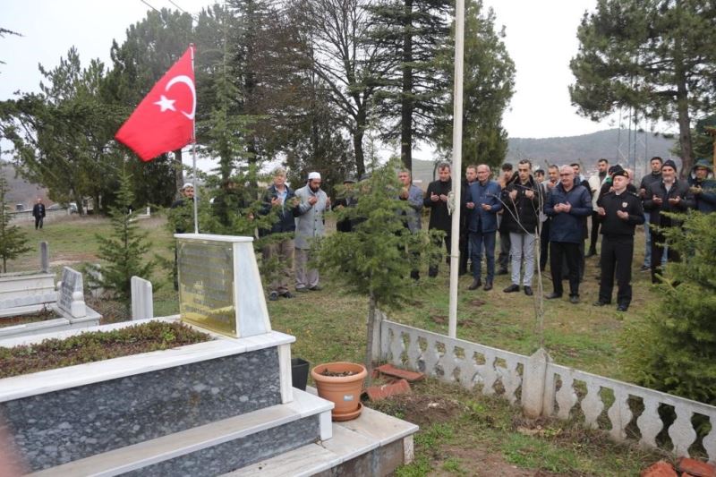 Ankara’daki bombalı saldırıda hayatını kaybeden Mehmet Emre Çakar Domaniç’te anıldı
