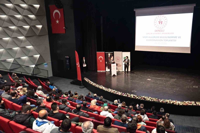 Denizli’de spor kulüpleri bilgilendirildi
