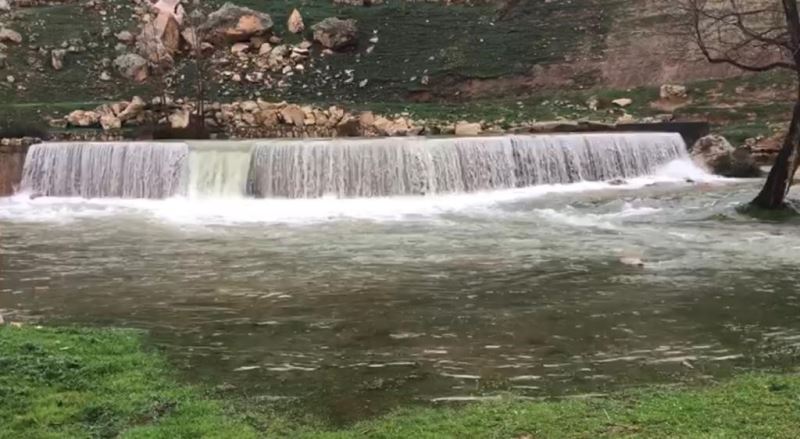 Mardin’de şiddetli yağış sonrası Karasu Çayı ve GAP Şelalesi taştı
