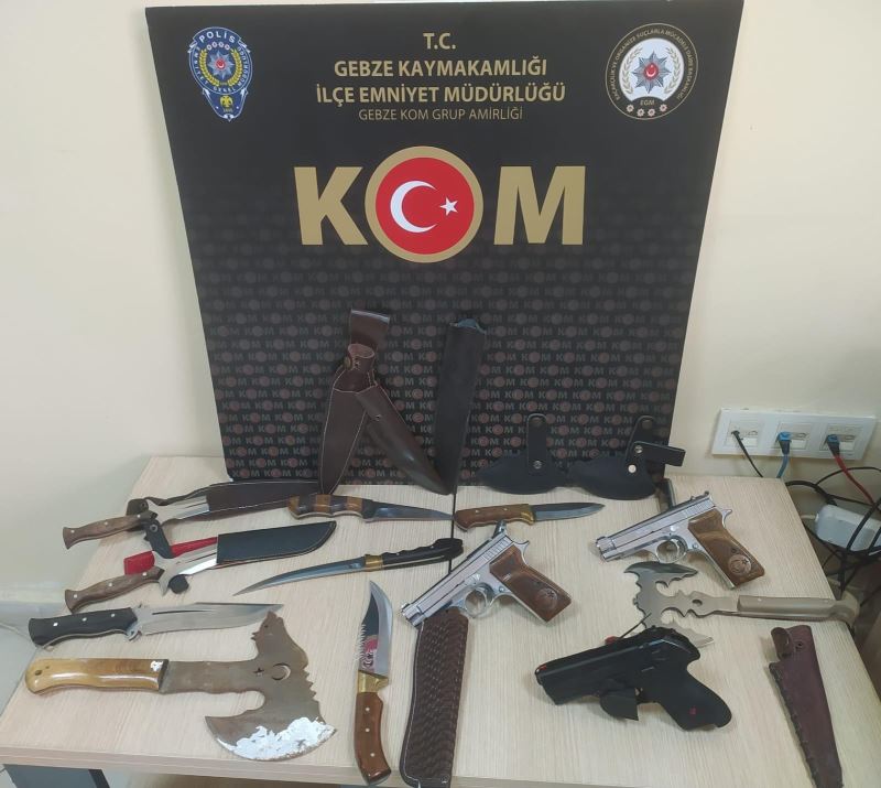 Kocaeli’de silah ticareti operasyonu: 5 gözaltı
