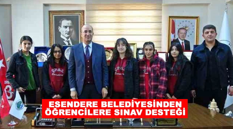 Esendere Belediyesinden öğrencilere sınav desteği