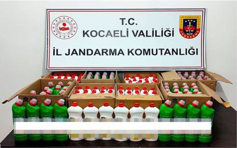 Kocaeli’de binlerce sahte deterjan ele geçirildi
