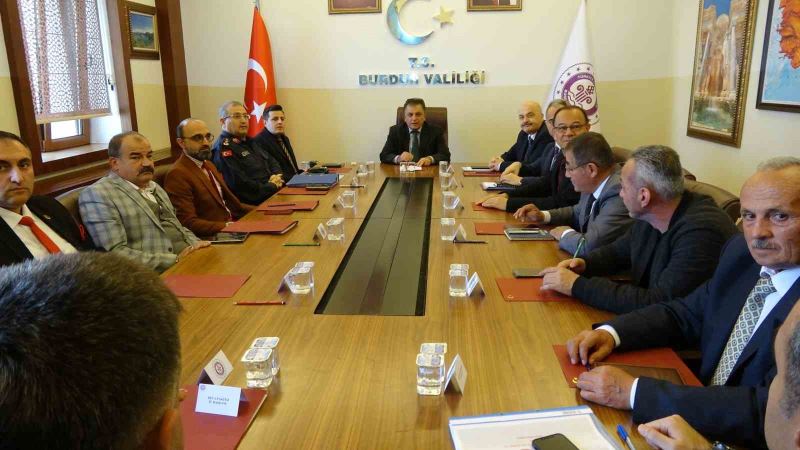 Burdur’da seçim tedbirleri toplantısı yapıldı
