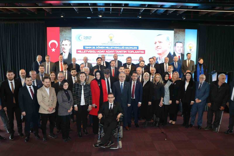 AK Parti Samsun’da aday adayları tanıtıldı
