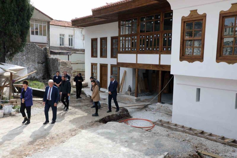 Ağa Bahçesi Konağı restorasyonunda sona gelindi
