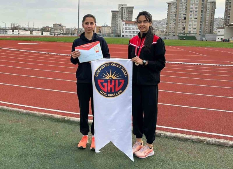 Atletizmde Gaziantep Kolej Vakfı başarısı
