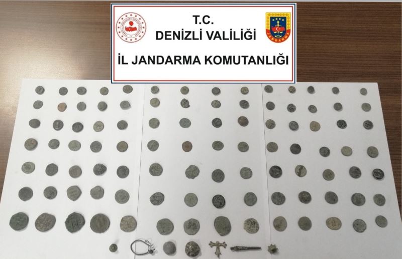 Denizli’de Roma ve Bizans dönemine ait çok sayıda tarihi eser ele geçirildi
