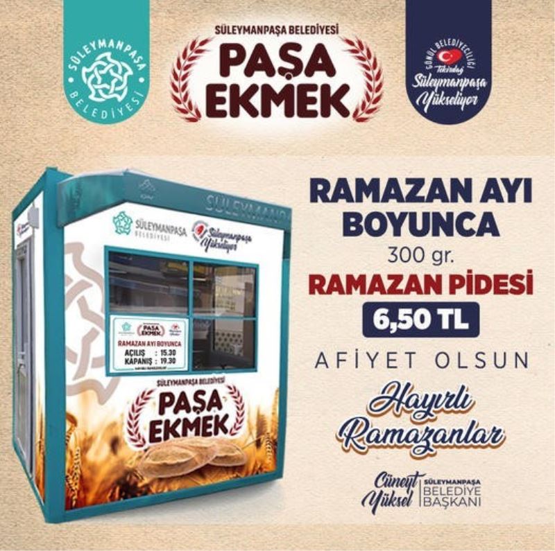 Belediyeden ucuza Ramazan pidesi
