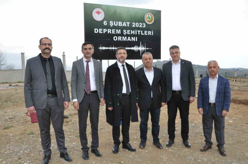 Şırnak Üniversitesinde “6 Şubat 2023 Deprem Şehitleri Ormanı” kuruldu
