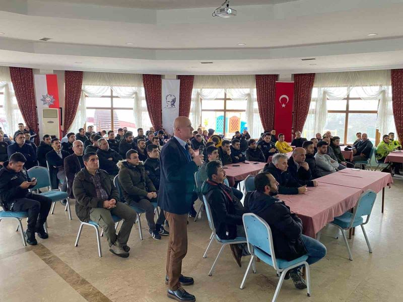 750 personele seçim güvenliği tedbiri eğitimi
