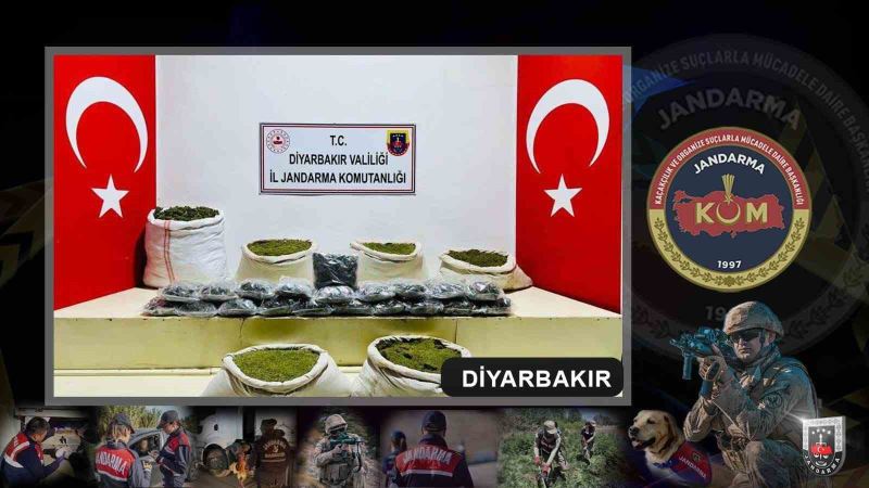 Diyarbakır’da 114 kilo uyuşturucu ele geçirildi
