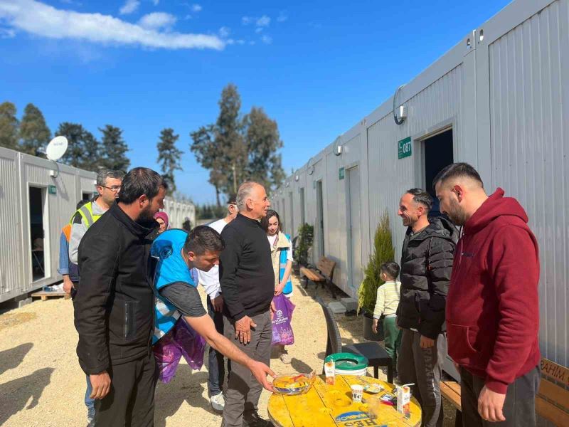 Başkan Zolan dördüncü kez deprem bölgesinde
