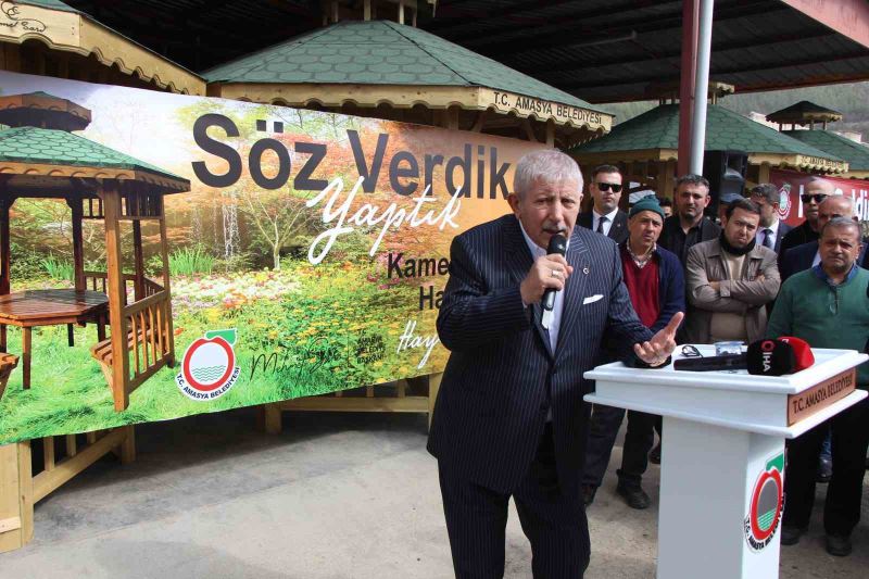 Mehmet Sarı’dan Amasya’nın bütün köylerine kamelya
