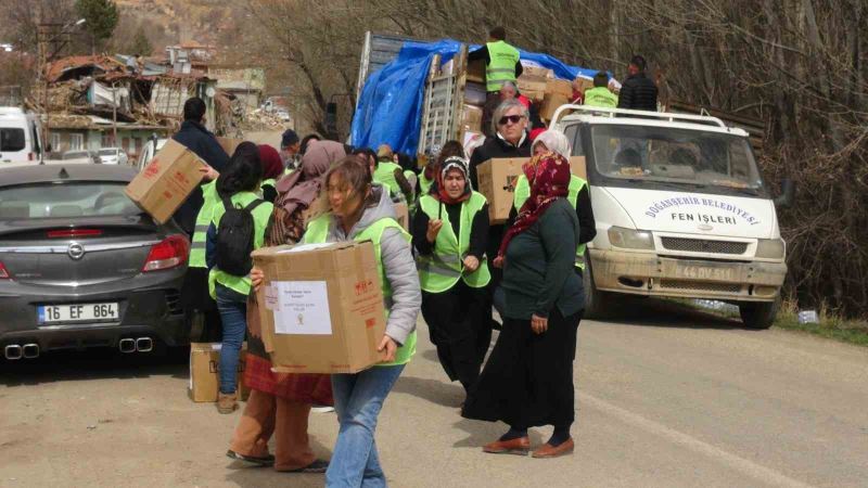 Kayseri’den Doğanşehir’e yardım eli
