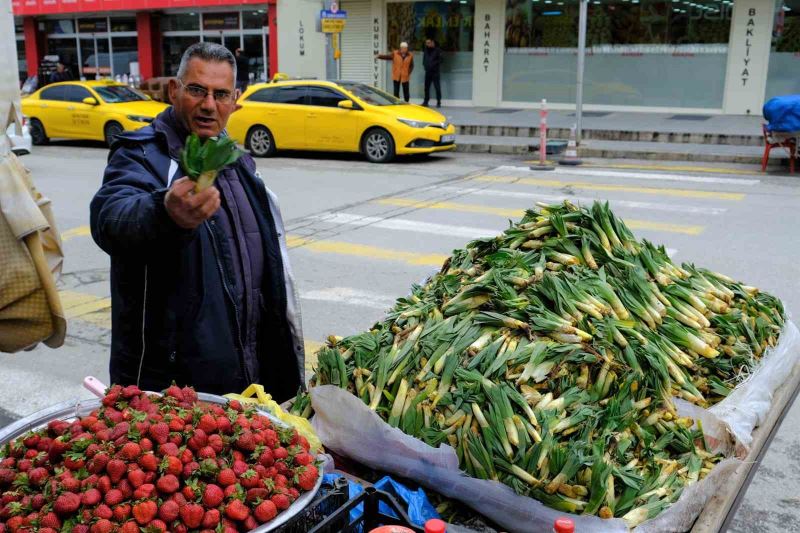 Lezzet ve şifa deposu çiriş otu tezgahlarda yerini aldı
