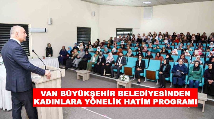 Van Büyükşehir Belediyesinden kadınlara yönelik hatim programı