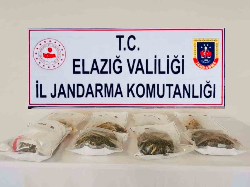 Elazığ’da jandarmadan uyuşturucu tacirlerine darbe
