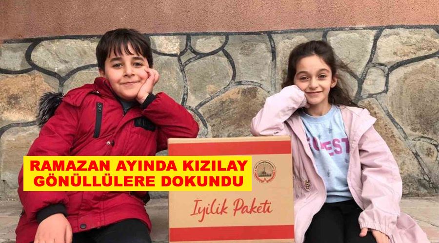 Ramazan ayında Kızılay gönüllülere dokundu