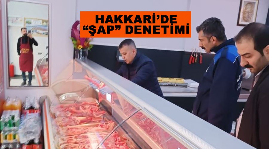 Hakkari’de “şap” denetimi