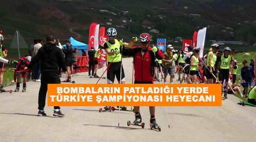 Bombaların patladığı yerde Türkiye Şampiyonası heyecanı