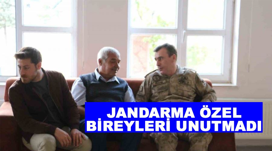 Jandarma özel bireyleri unutmadı