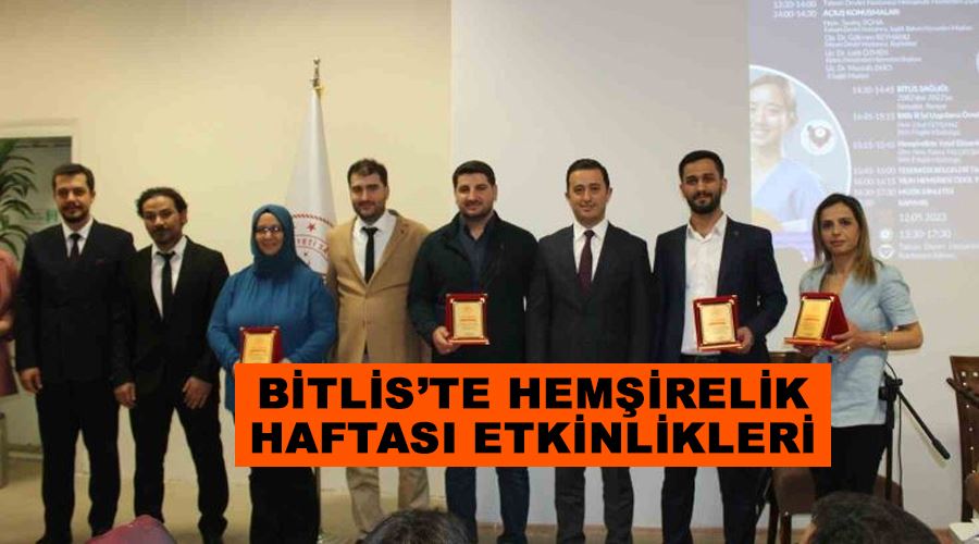 Bitlis’te Hemşirelik Haftası etkinlikleri